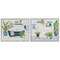 Stupell Industries Charming Botanical Bathroom 2pc Framed Giclee Wall Art Set Design by Courtney Prahl